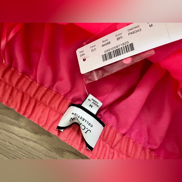 NWT!! 💖 J CREW 💖 Collection hot pink sequin pull-on midi skirt - Picture 9 of 10